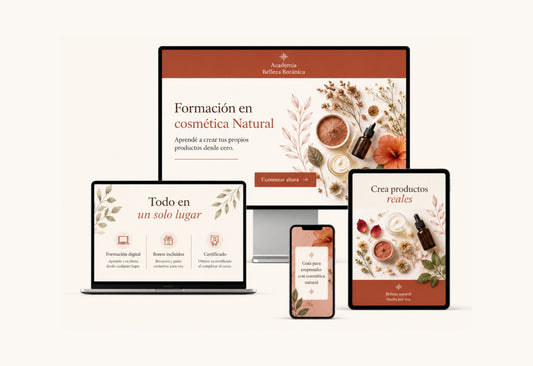 Formación Completa en Cosmética Natural + Bonus