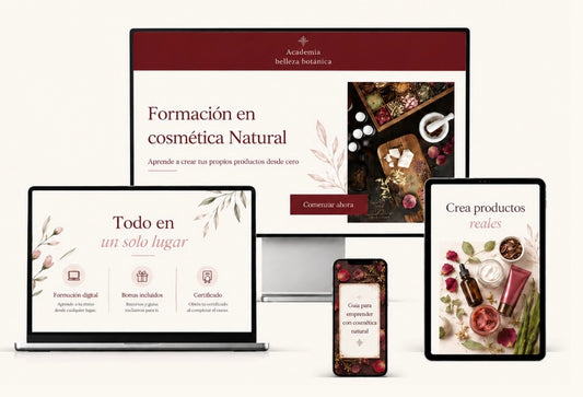 Formación Completa en Cosmética Natural